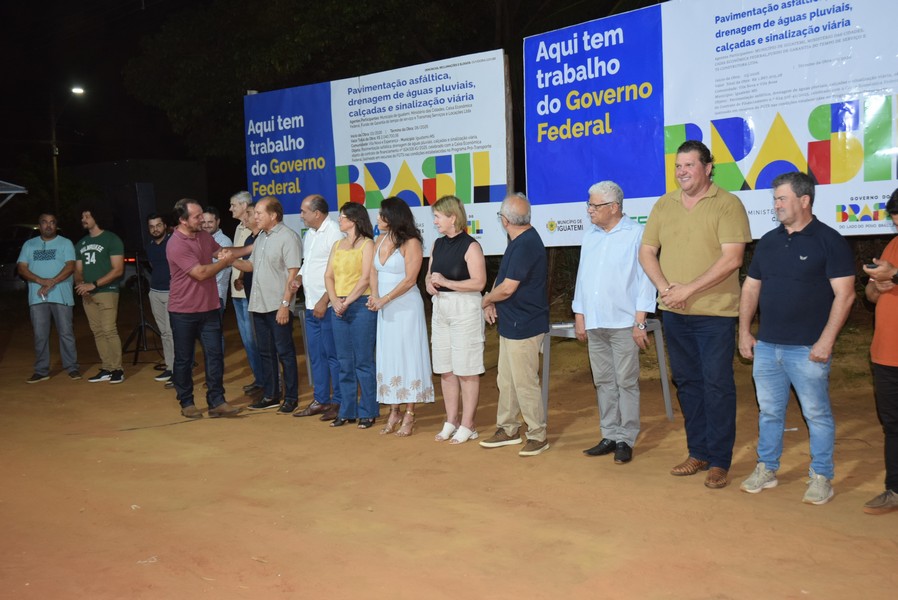 Iguatemi: Prefeito Lídio Ledesma lança oficialmente pavimentação asfáltica no bairro da Vila Nova Esperança