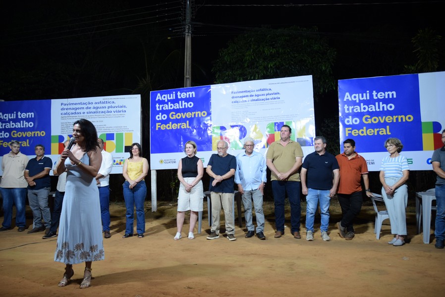 Iguatemi: Prefeito Lídio Ledesma lança oficialmente pavimentação asfáltica no bairro da Vila Nova Esperança