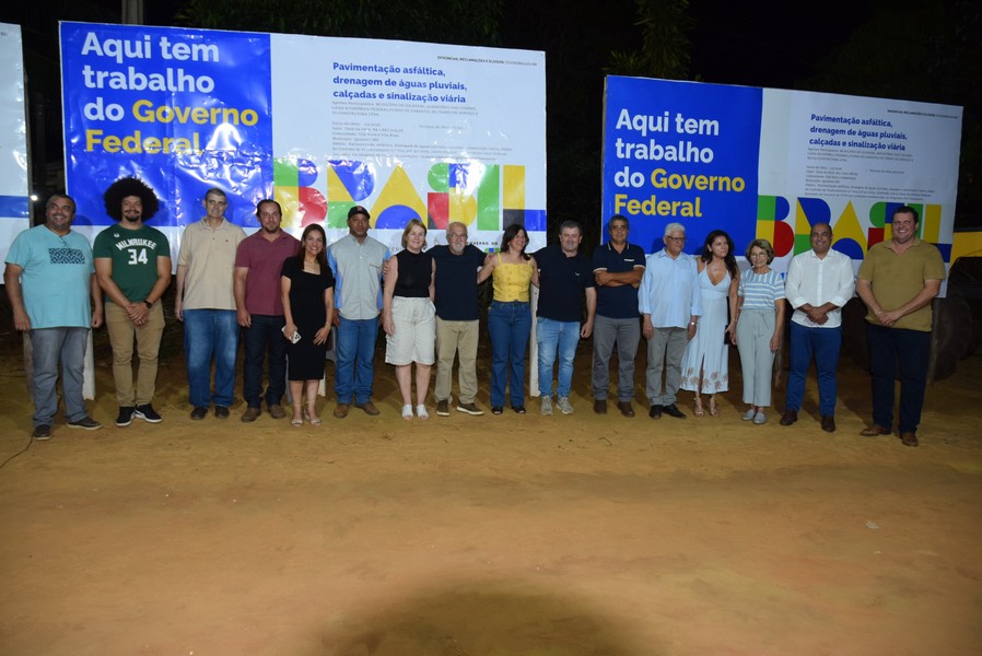 Iguatemi: Prefeito Lídio Ledesma lança oficialmente pavimentação asfáltica no bairro da Vila Nova Esperança