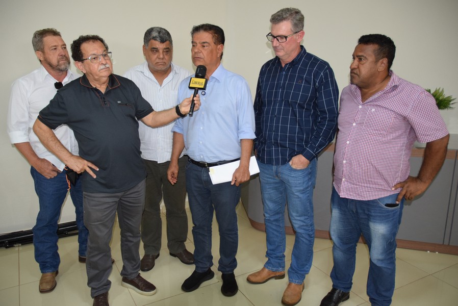 Iguatemi recebe o senador Nelsinho Trad para anunciar a liberação de emenda federal no valor de R$ 4,9 milhões para o Conisul