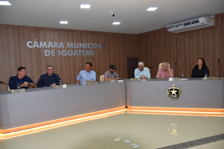 Iguatemi recebe o senador Nelsinho Trad para anunciar a liberação de emenda federal no valor de R$ 4,9 milhões para o Conisul