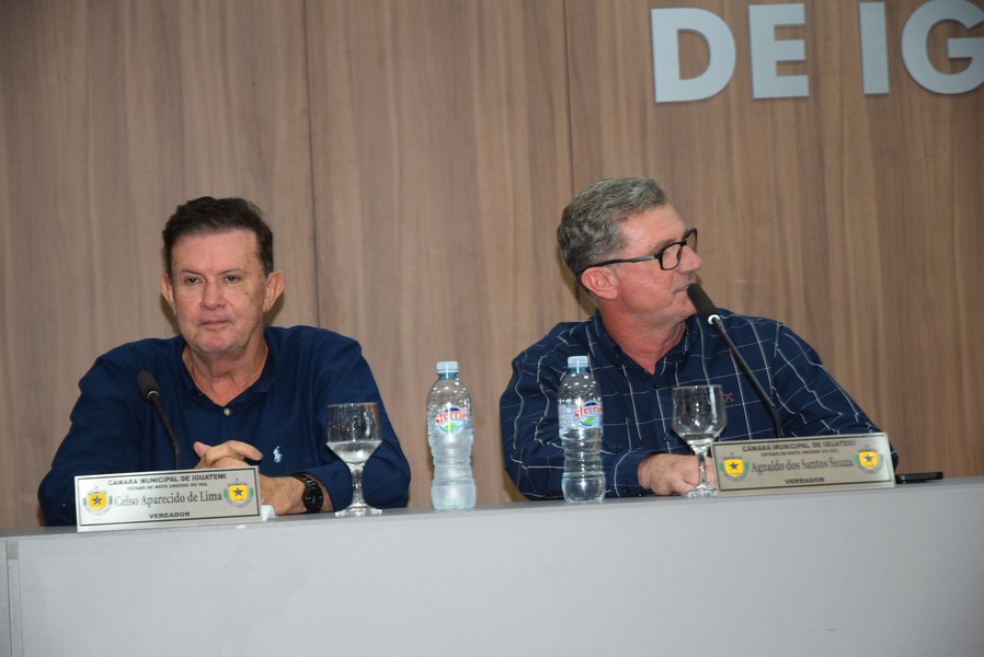 Iguatemi recebe o senador Nelsinho Trad para anunciar a liberação de emenda federal no valor de R$ 4,9 milhões para o Conisul