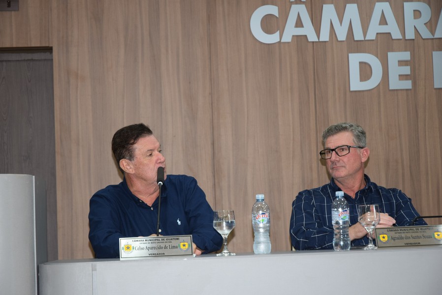 Iguatemi recebe o senador Nelsinho Trad para anunciar a liberação de emenda federal no valor de R$ 4,9 milhões para o Conisul