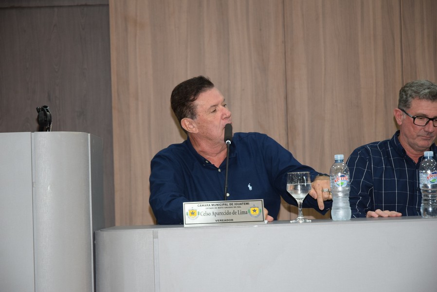 Iguatemi recebe o senador Nelsinho Trad para anunciar a liberação de emenda federal no valor de R$ 4,9 milhões para o Conisul