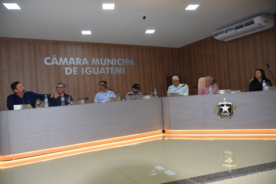 Iguatemi recebe o senador Nelsinho Trad para anunciar a liberação de emenda federal no valor de R$ 4,9 milhões para o Conisul