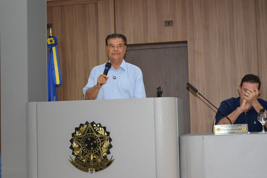 Iguatemi recebe o senador Nelsinho Trad para anunciar a liberação de emenda federal no valor de R$ 4,9 milhões para o Conisul