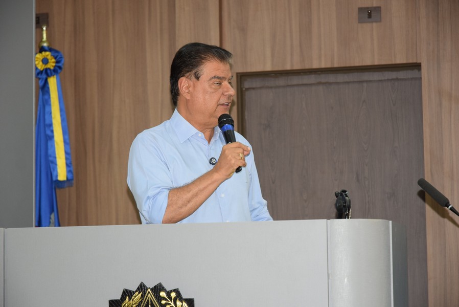 Iguatemi recebe o senador Nelsinho Trad para anunciar a liberação de emenda federal no valor de R$ 4,9 milhões para o Conisul