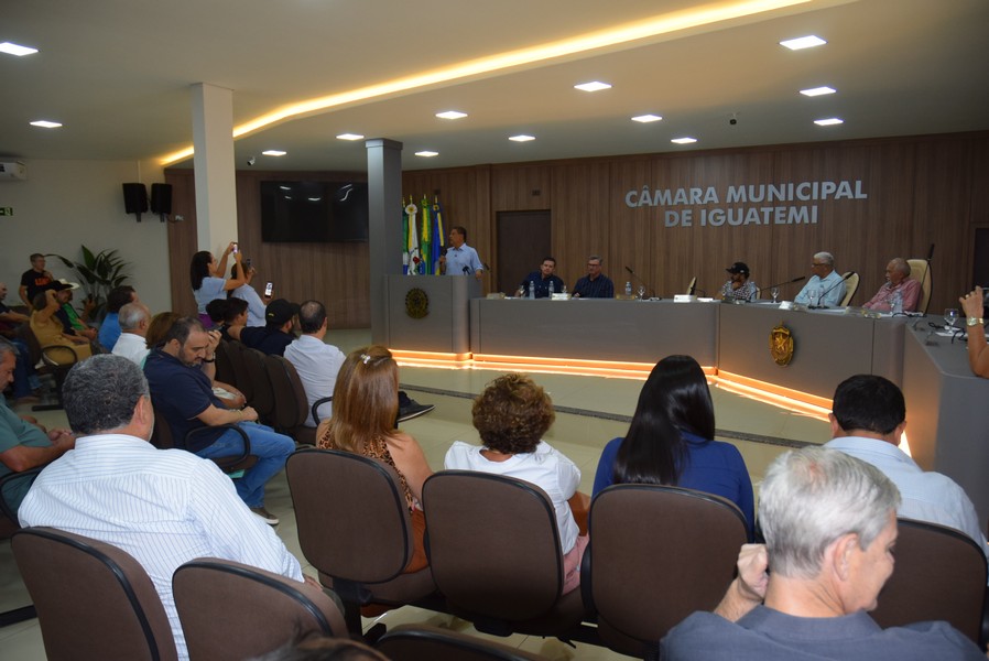 Iguatemi recebe o senador Nelsinho Trad para anunciar a liberação de emenda federal no valor de R$ 4,9 milhões para o Conisul