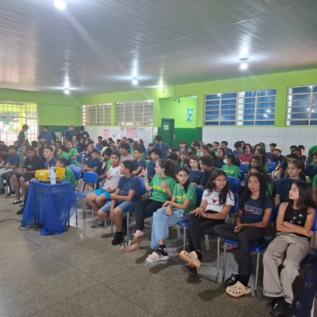 Educação em saúde marca atividade em escola de Sete Quedas com foco em arboviroses
