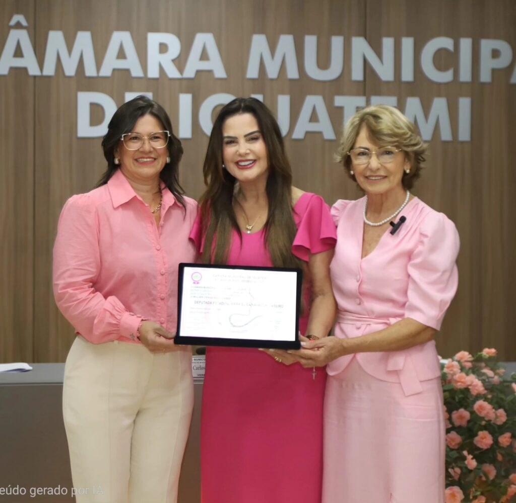Deputada Mara Caseiro é homenageada pela Câmara de Iguatemi com o título de Cidadã Iguatemiense