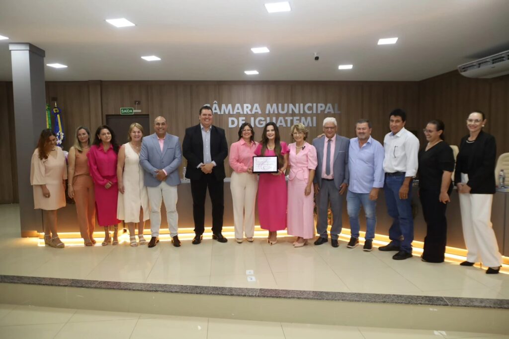Deputada Mara Caseiro é homenageada pela Câmara de Iguatemi com o título de Cidadã Iguatemiense