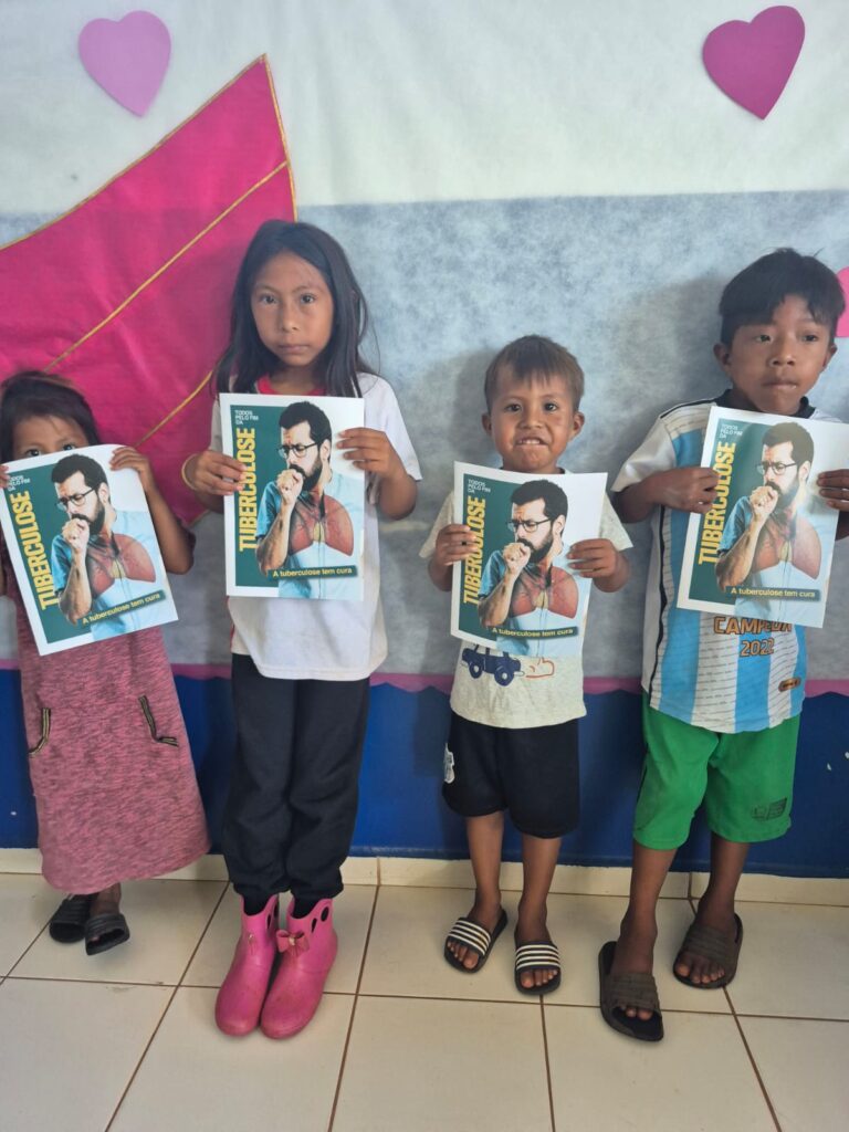 Secretaria de Sáude de Iguatemi promove dia especial com exames e roda de conversa com mulheres indígenas da Aldeia Pielyto Kuê