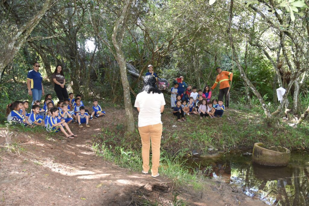 Iguatemi: Alunos do Pré I e Pré II da Educação Infantil Sala Arco-Íris participaram de aula sobre preservação ambiental Iguatemi: Alunos do Pré I e Pré II da Educação Infantil Sala Arco-Íris participaram de aula sobre preservação ambiental