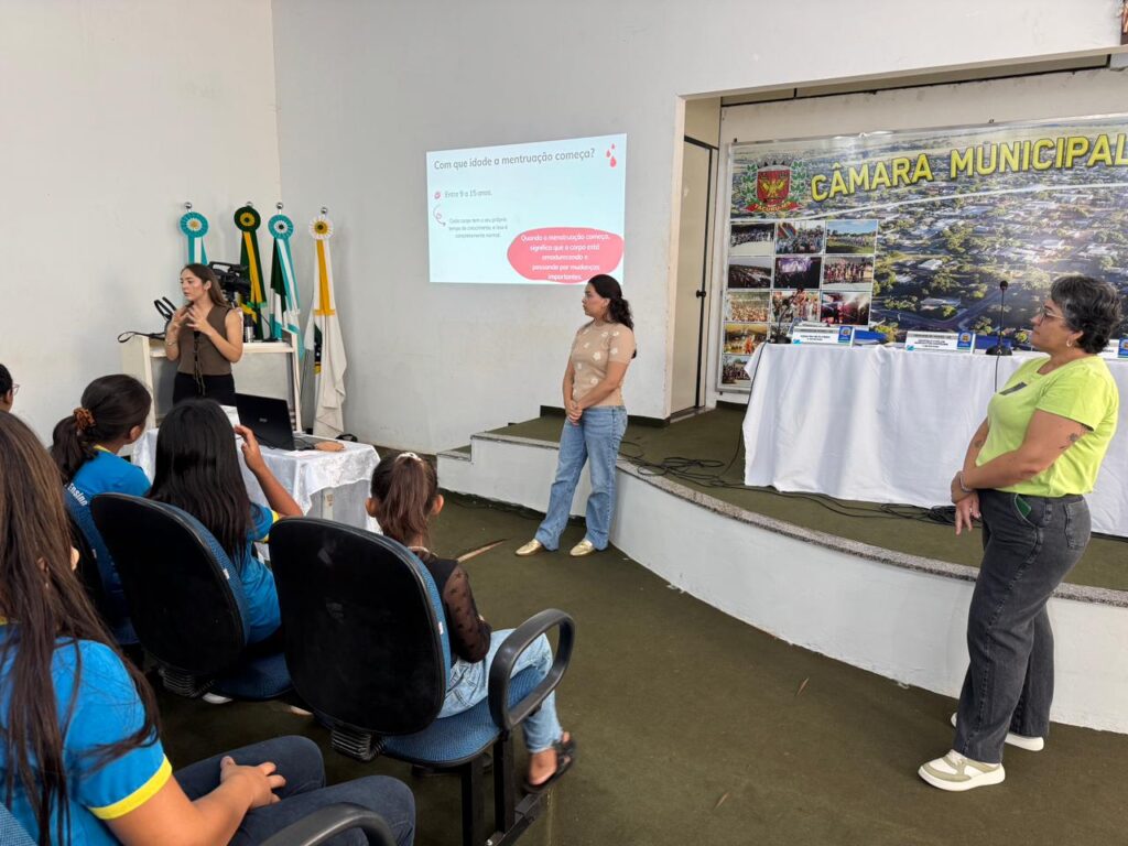 Palestra do PSE aborda saúde e educação para alunas em Tacuru