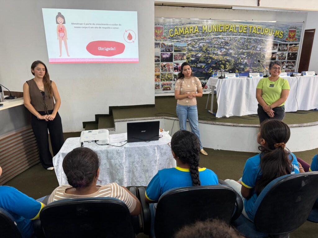 Palestra do PSE aborda saúde e educação para alunas em Tacuru