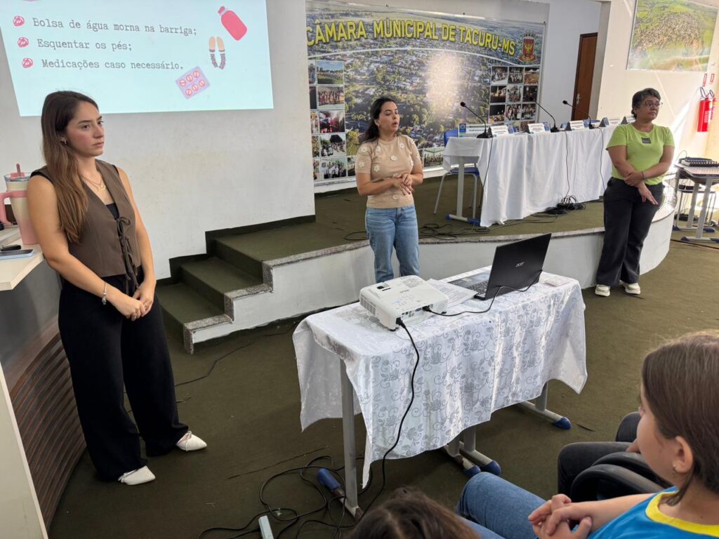 Palestra do PSE aborda saúde e educação para alunas em Tacuru