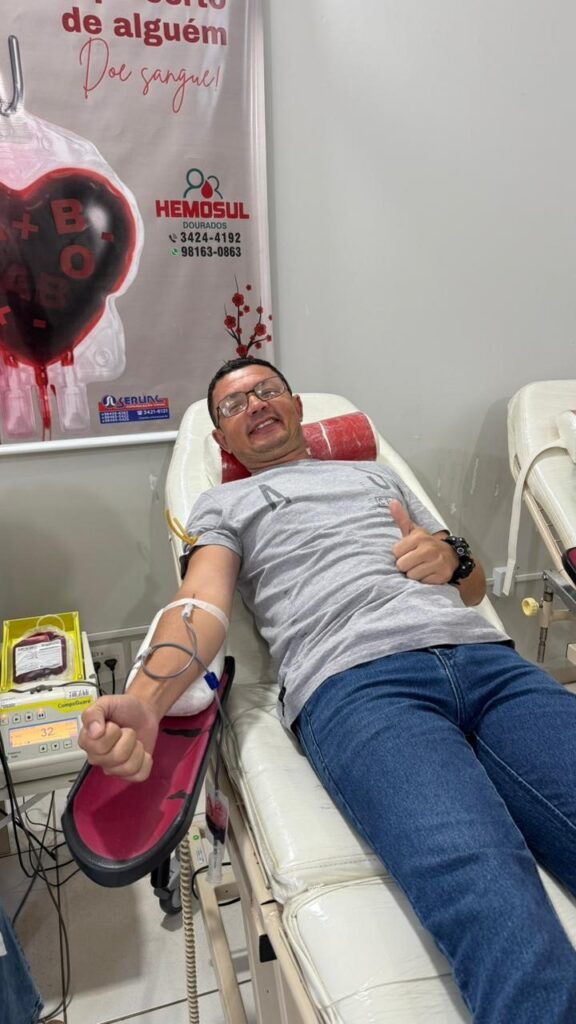 Caarapó: Nado Tozzi lança Projeto Doar e mobiliza voluntários para doação de sangue em Dourados