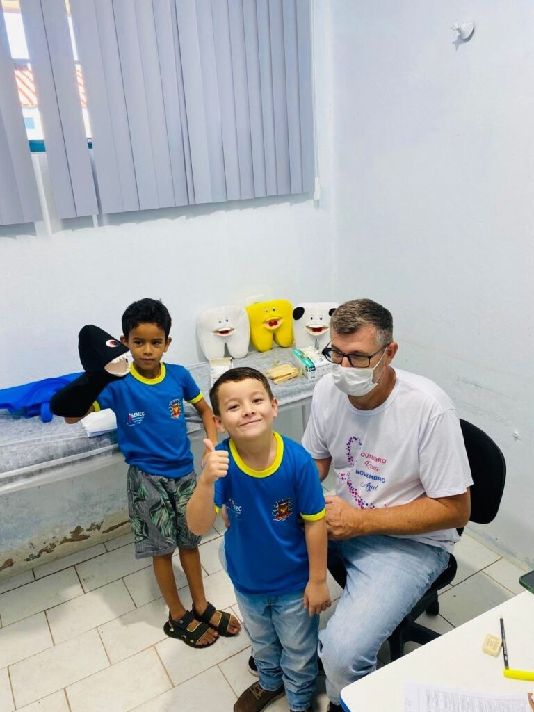 Tacuru: Secretaria de Saúde promove levantamento de saúde bucal em estudantes da rede municipal