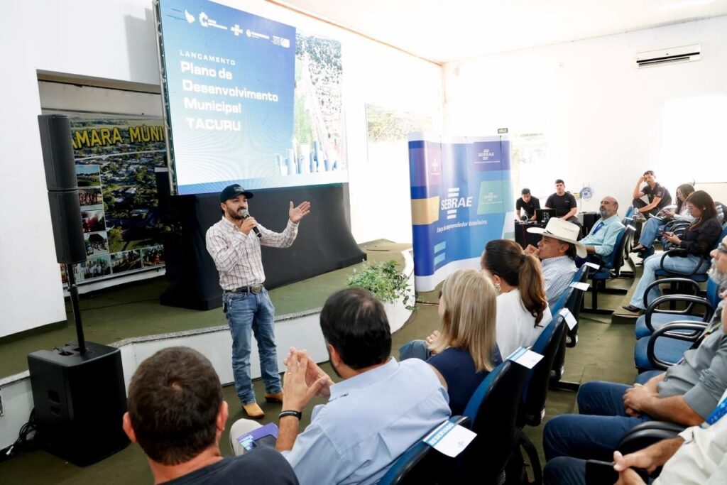 Tacuru lança Plano de Desenvolvimento Municipal em parceria com Sebrae/MS e Governo do Estado