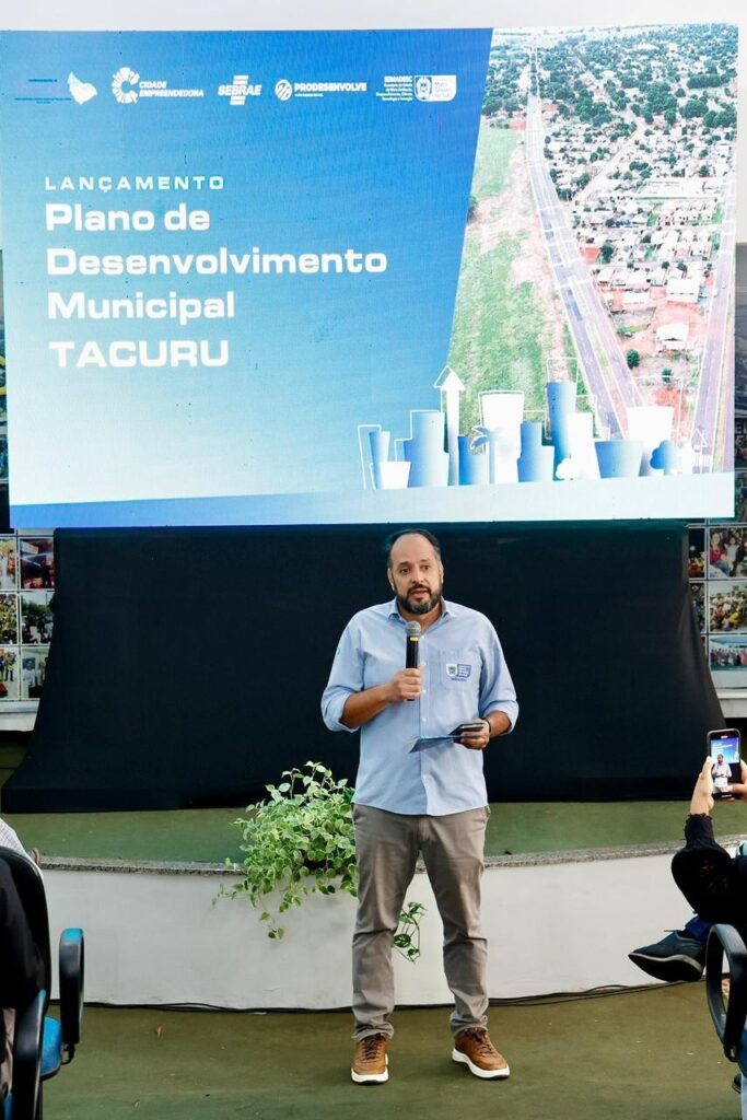 Tacuru lança Plano de Desenvolvimento Municipal em parceria com Sebrae/MS e Governo do Estado