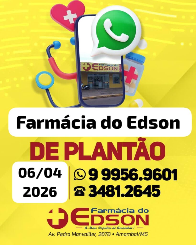 Confira a farmácia de plantão hoje em Amambai