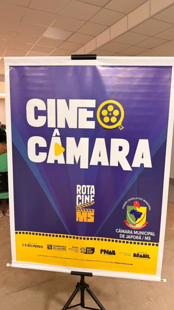 Câmara de Japorã realiza sessão do Cine Câmara e amplia acesso à cultura