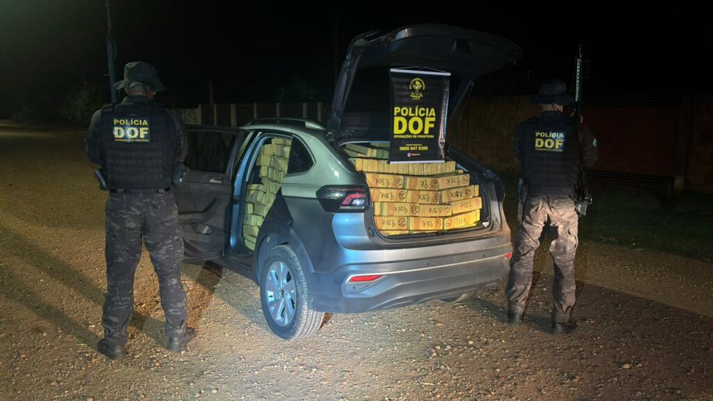 DOF apreende mais de uma tonelada de maconha em Ponta Porã DOF apreende mais de uma tonelada de maconha em Ponta Porã