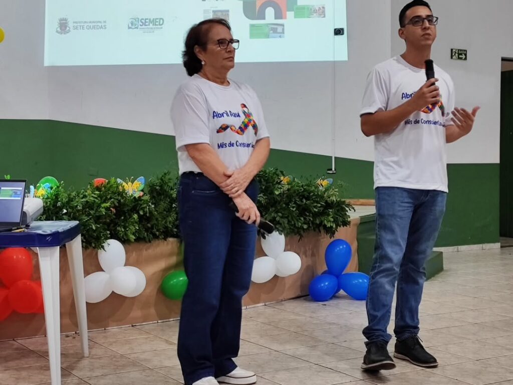 Prefeitura de Sete Quedas realiza evento voltado à conscientização sobre o autismo