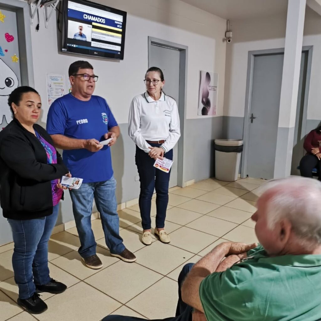 Prefeitura de Sete Quedas realiza ação de educação em saúde com trabalhadores de cooperativa