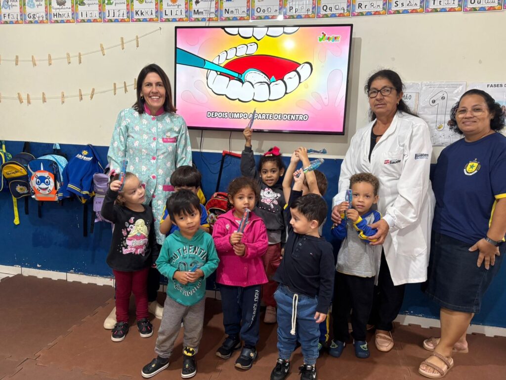 Saúde e Educação unem forças em projeto de saúde bucal nas creches de Iguatemi Saúde e Educação unem forças em projeto de saúde bucal nas creches de Iguatemi