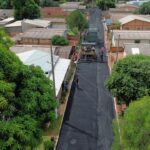 Prefeitura de Tacuru divulga avanço em obra de pavimentação na Rua do Calçadão