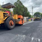 Prefeitura de Tacuru divulga avanço em obra de pavimentação na Rua do Calçadão