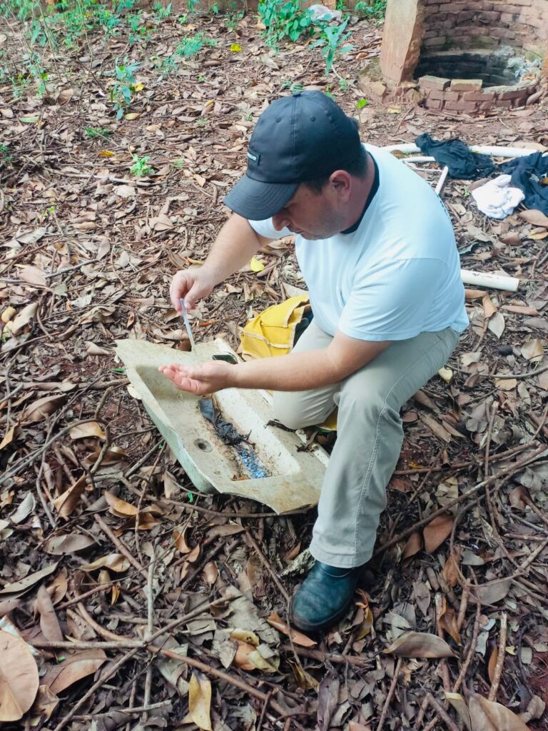 Ação conjunta mobiliza comunidade indígena no combate à dengue em Amambai