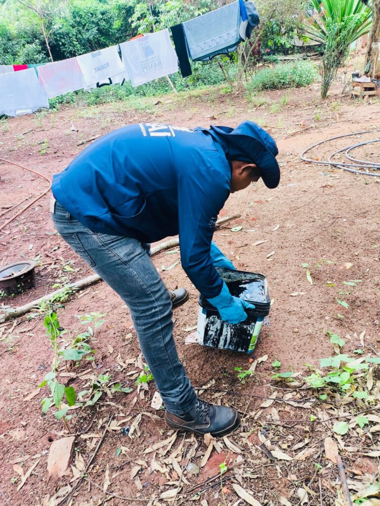 Ação conjunta mobiliza comunidade indígena no combate à dengue em Amambai