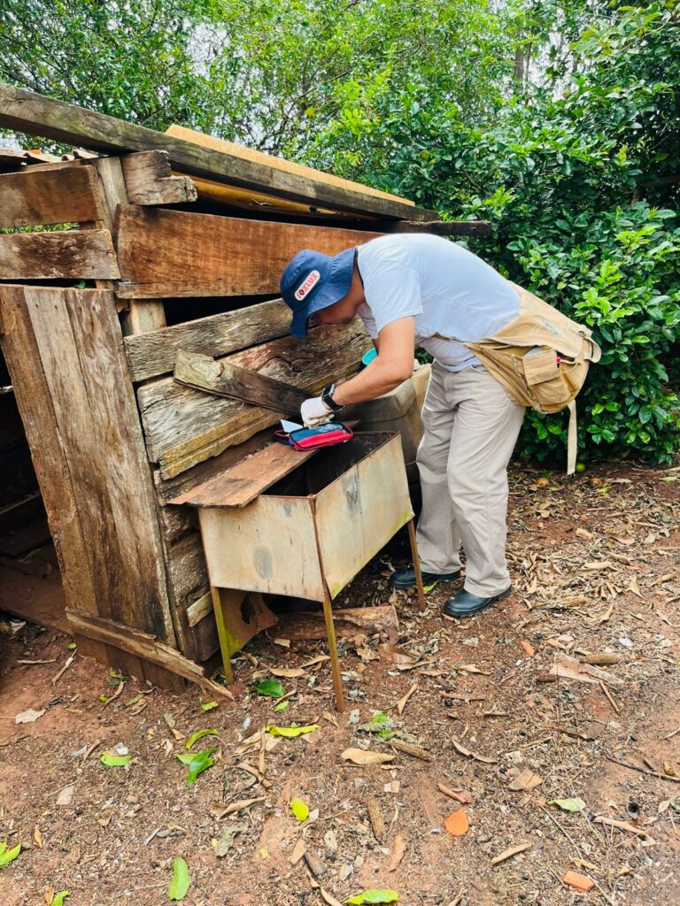 Ação conjunta mobiliza comunidade indígena no combate à dengue em Amambai