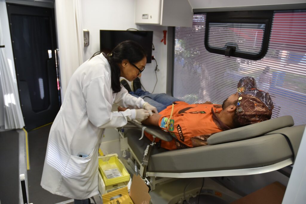Iguatemi: Unidade itinerante da Rede Hemosul em parceria com a Secretaria Municipal de Saúde realiza coleta de sangue