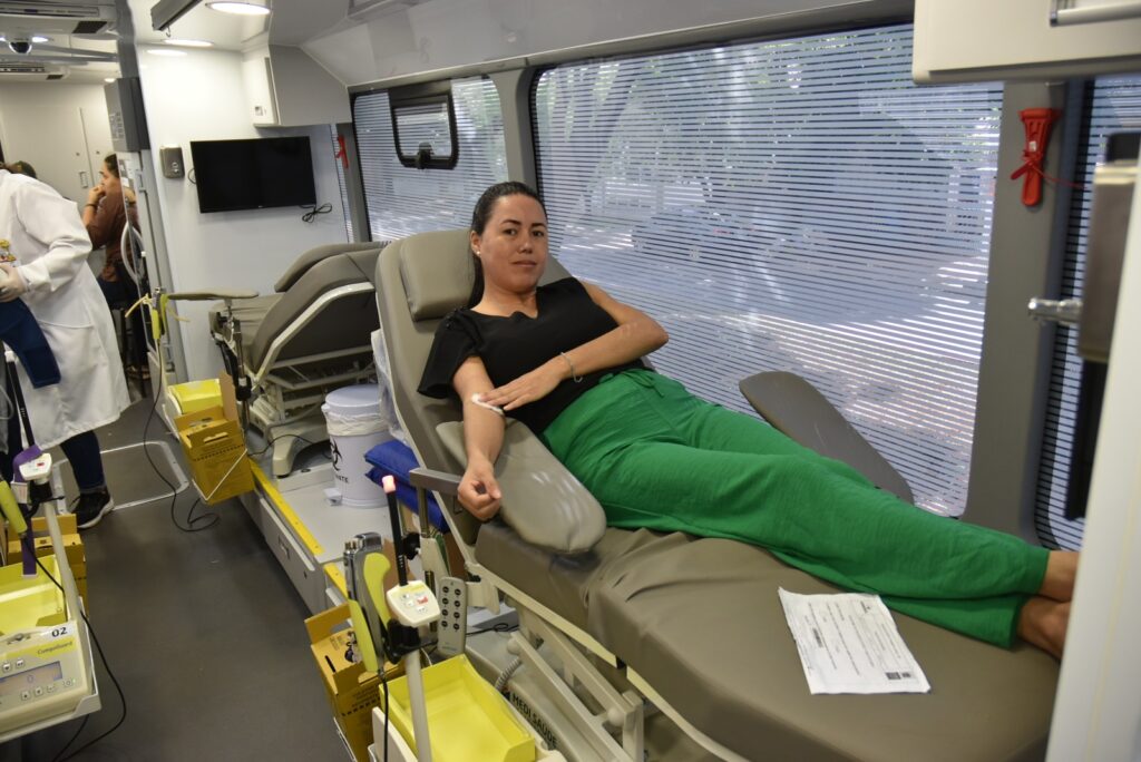 Iguatemi: Unidade itinerante da Rede Hemosul em parceria com a Secretaria Municipal de Saúde realiza coleta de sangue