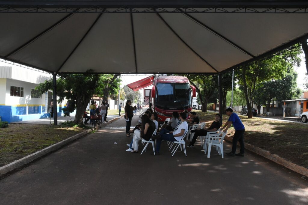 Iguatemi: Unidade itinerante da Rede Hemosul em parceria com a Secretaria Municipal de Saúde realiza coleta de sangue