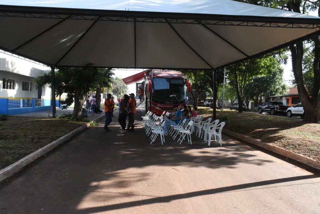 Iguatemi: Unidade itinerante da Rede Hemosul em parceria com a Secretaria Municipal de Saúde realiza coleta de sangue