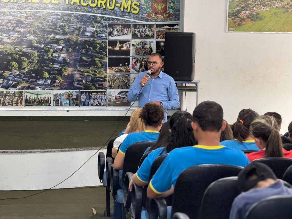 Tacuru promove palestra sobre cultura de paz e direitos humanos em escola municipal Tacuru promove palestra sobre cultura de paz e direitos humanos em escola municipal