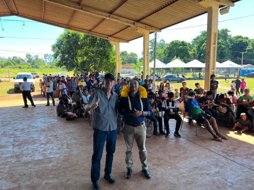 Prefeito Sérgio Barbosa acompanha programação do Dia dos Povos Indígenas em aldeias de Amambai Prefeito Sérgio Barbosa acompanha programação do Dia dos Povos Indígenas em aldeias de Amambai