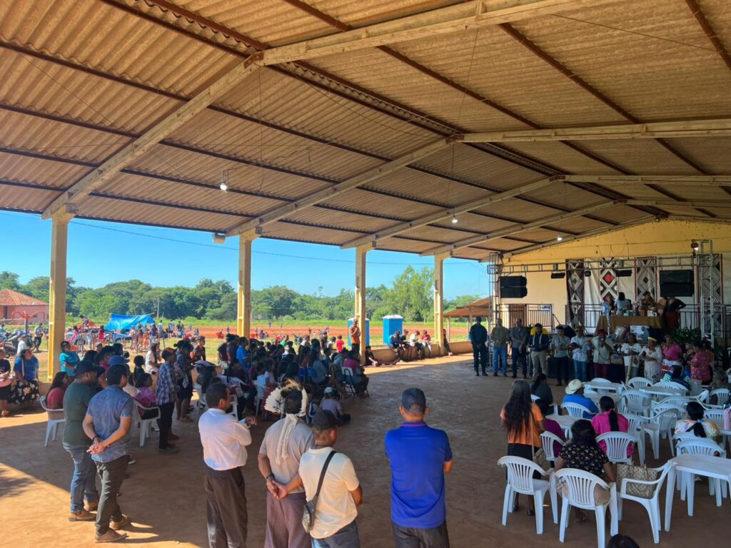 Prefeito Sérgio Barbosa acompanha programação do Dia dos Povos Indígenas em aldeias de Amambai Prefeito Sérgio Barbosa acompanha programação do Dia dos Povos Indígenas em aldeias de Amambai