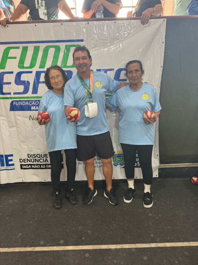 Terceira Idade de Iguatemi se destaca nos Jogos Estaduais na modalidade da bocha, em Ponta Porã