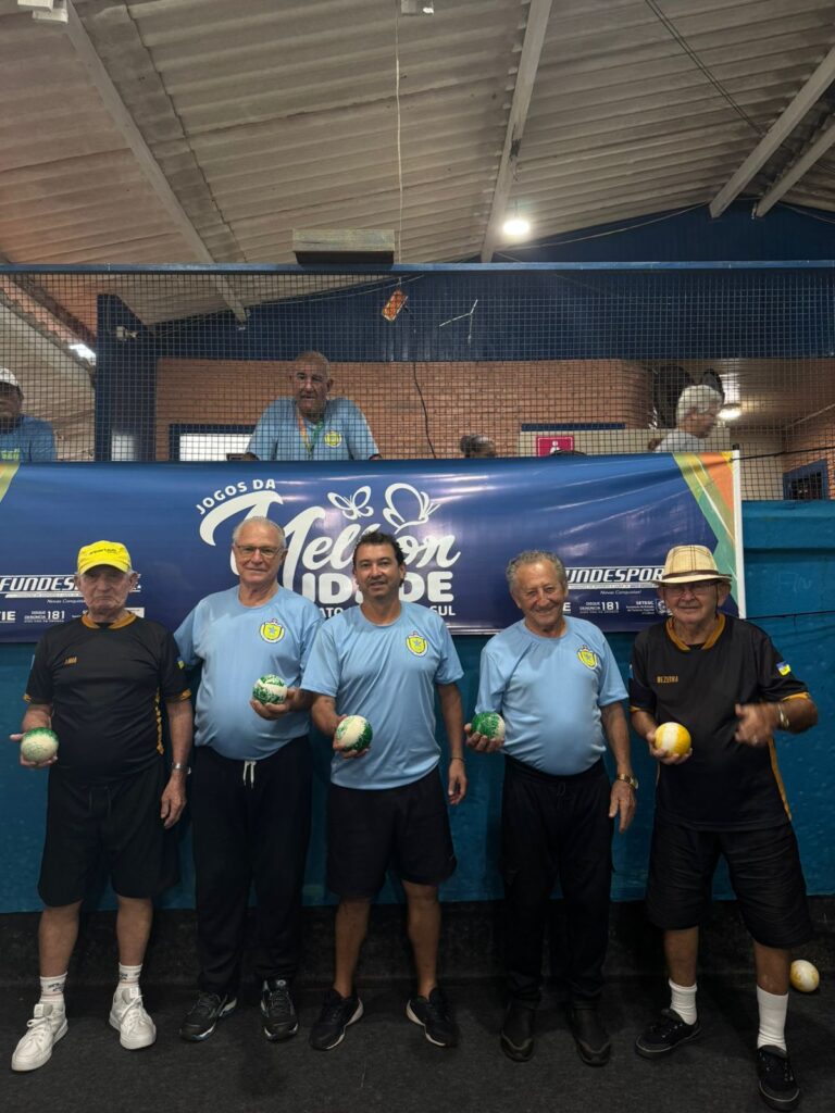Terceira Idade de Iguatemi se destaca nos Jogos Estaduais na modalidade da bocha, em Ponta Porã