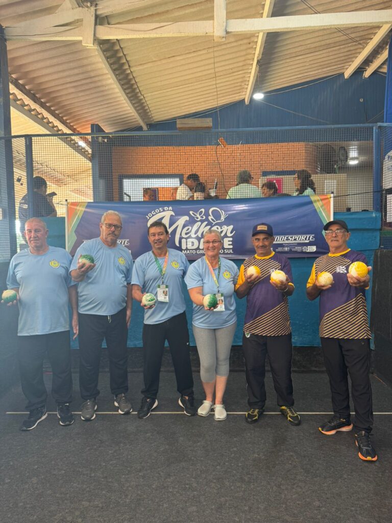 Terceira Idade de Iguatemi se destaca nos Jogos Estaduais na modalidade da bocha, em Ponta Porã