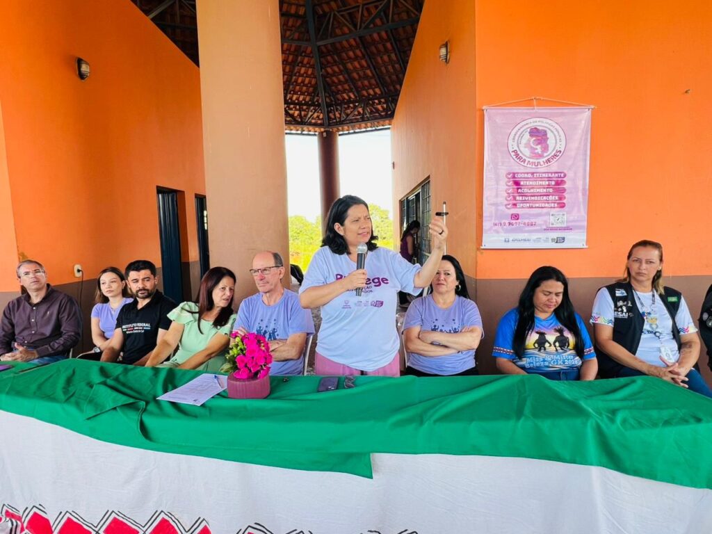 Ação de cidadania e formalização do PROTEGE fortalecem rede de proteção às mulheres em Amambai