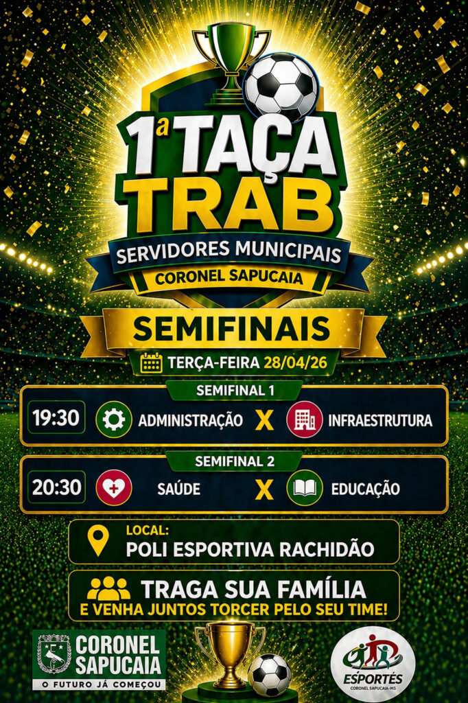 Copa Trab dos Servidores Municipais entra na fase decisiva com jogos emocionantes em Coronel Sapucaia