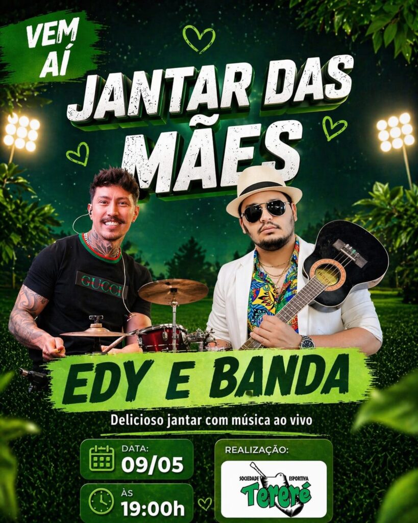 Clube Tereré realiza neste sábado Jantar das Mães em Amambai