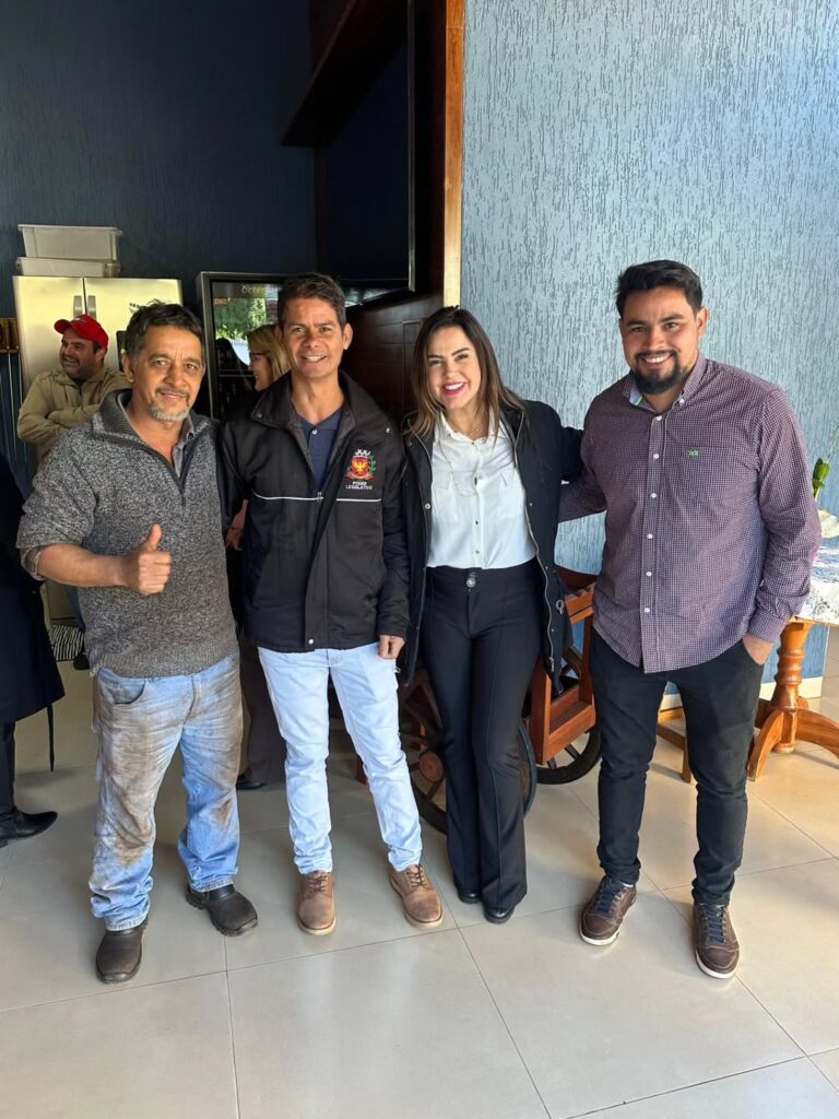 Mara Caseiro se reúne com prefeito e vice-prefeito de Tacuru para discutir demandas do município