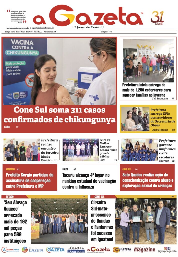 Jornal A Gazeta – Edição de 26 de maio de 2026